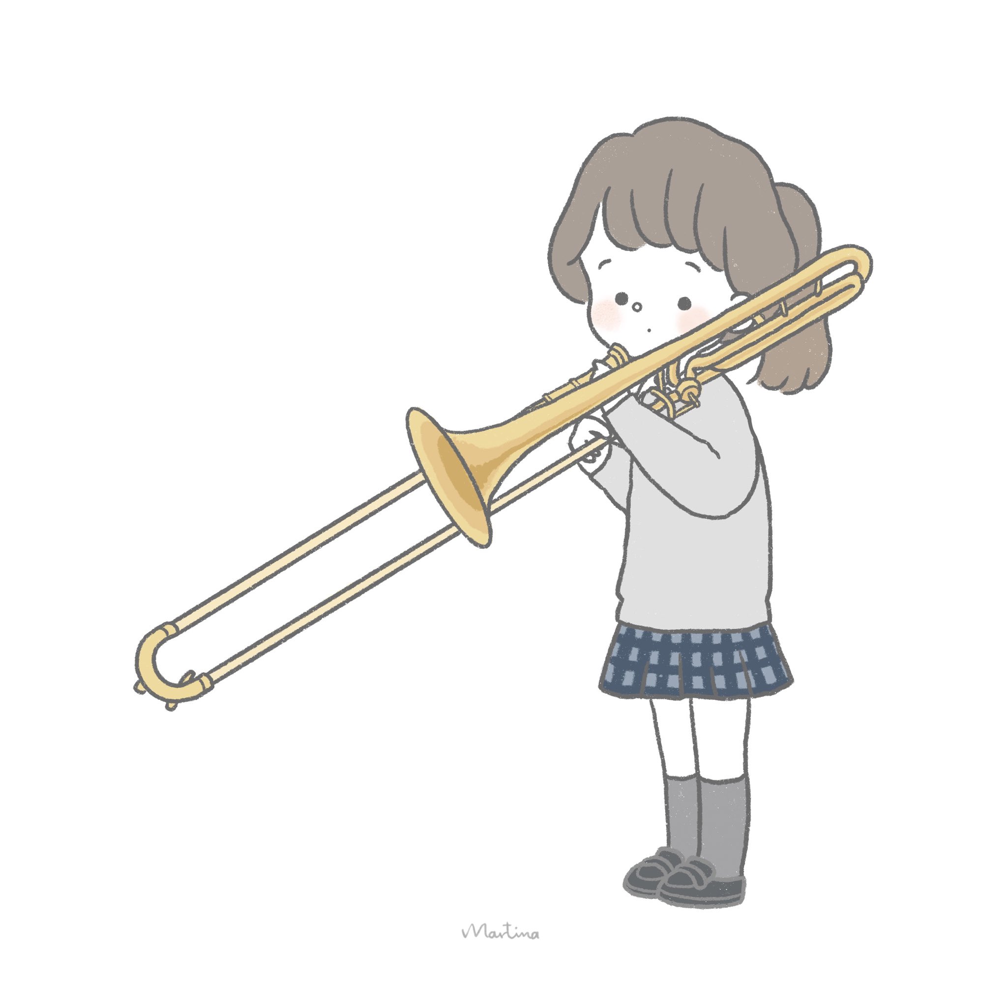 ブラスバンド部 イラスト