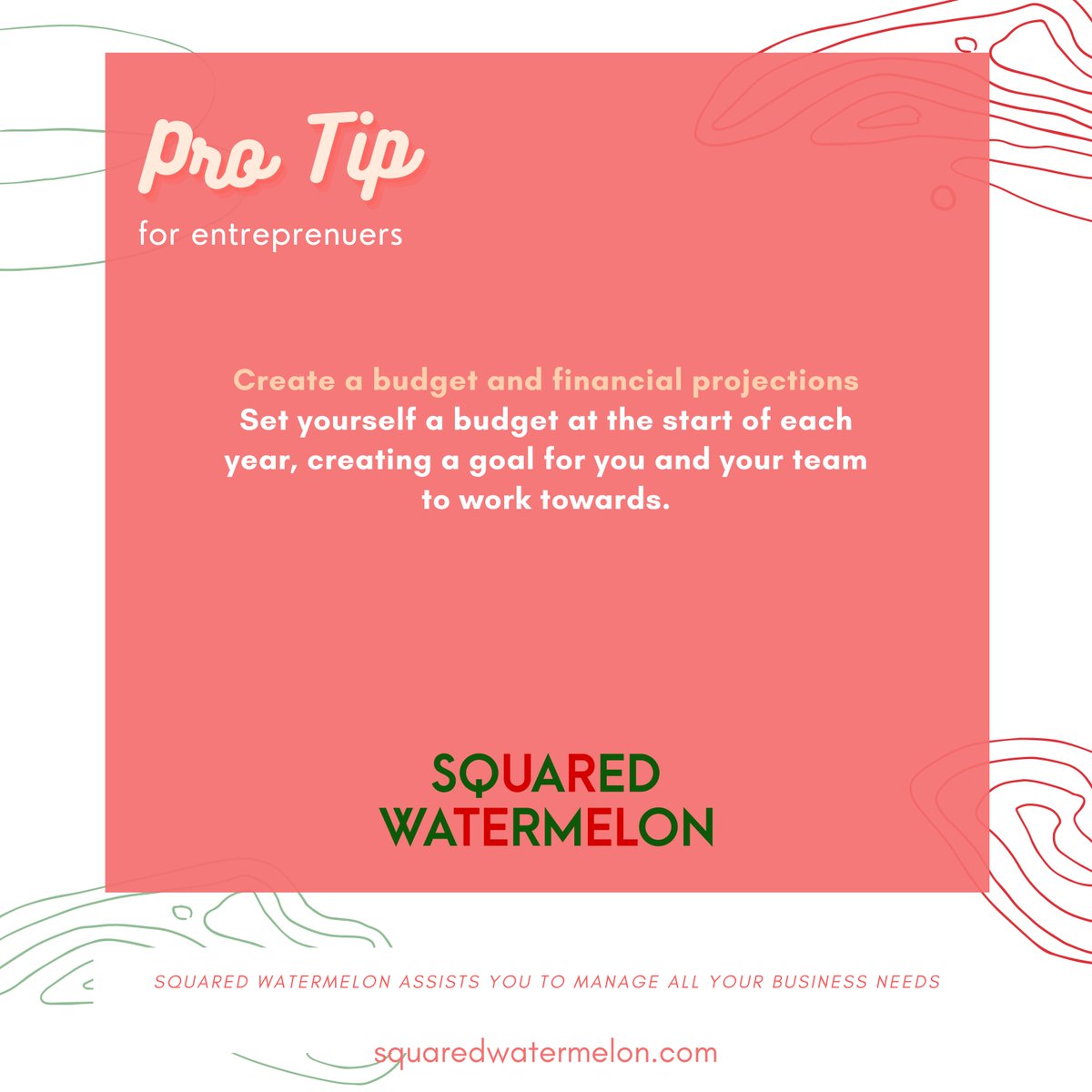 sqdwatermelon's tweet photo. Pro Business Tips by Squared Watermelon
We take care of all your business needs.
Visit https://t.co/R8P3ftMvXR to find out more
#SquaredWatermelon #digitalmarketing #digital #marketing #marketingstrategies #onlinemedia #socialmediamarketing #businesssolutions #protip https://t.co/MCvd8JpdYX