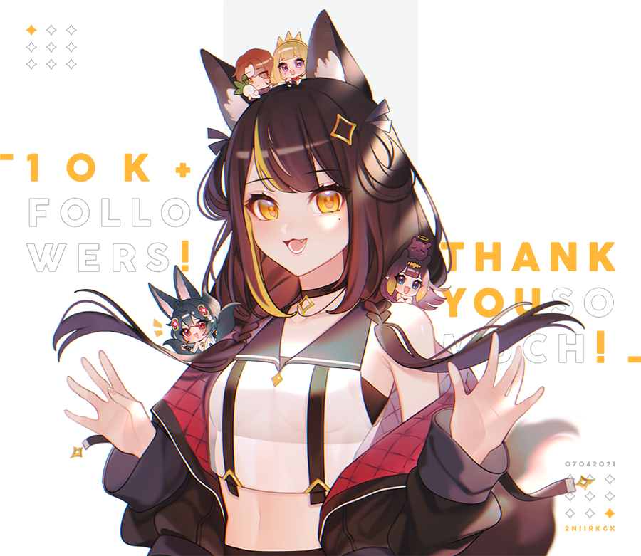 「10k! thank you!! 💖✨ 」|nii | aeru studioのイラスト