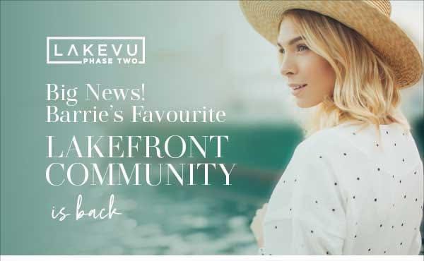 CONDOS WITH VIEWS OF THE LAKE IN #BARRIE from the low $400's!

Yes that’s right, LAKEVU - Barrie’s favourite #lakefront community is back with Phase 2 coming this spring.

Register today: lakevucondos.com #in2itionsells #barrierealestate
#realestate #comingsoon