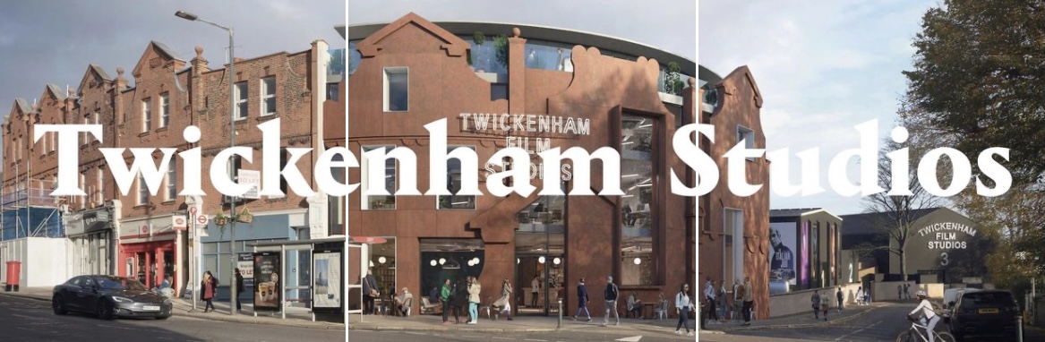 The redevelopment works at @TwickenhamStudios with @generalprojects in partnership with @creativedistrictco over the next 3 years, will respect its heritage, whilst revolutionising the studio as a world-class resource. Working with the talented @hollawaystudio @studioshaw