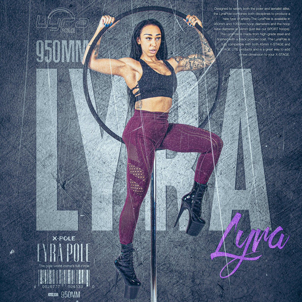 Designed to satisfy both the poler and aerialist alike, the LyraPole combines both disciplines to produce a new type of artistry.

The LyraPole is AVAILABLE NOW in 950mm 💜 

*X-Stage Not included 

x-pole.co.uk/shop/stages/ly…

#xpole #polefitness #aerialfitness #poledance #aerail
