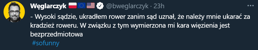 GustawRetweeted's tweet photo. @MalaSycylia Ukradłeś rower w 966? Nie czuj się bezkarny. Poeta pamięta, a hologram wykorzysta ten przypadek z chirurgiczną precyzją bezzałogowego latającego aparatu taktycznego RQ-5A. #somiserable https://t.co/XSmIrZoiPI