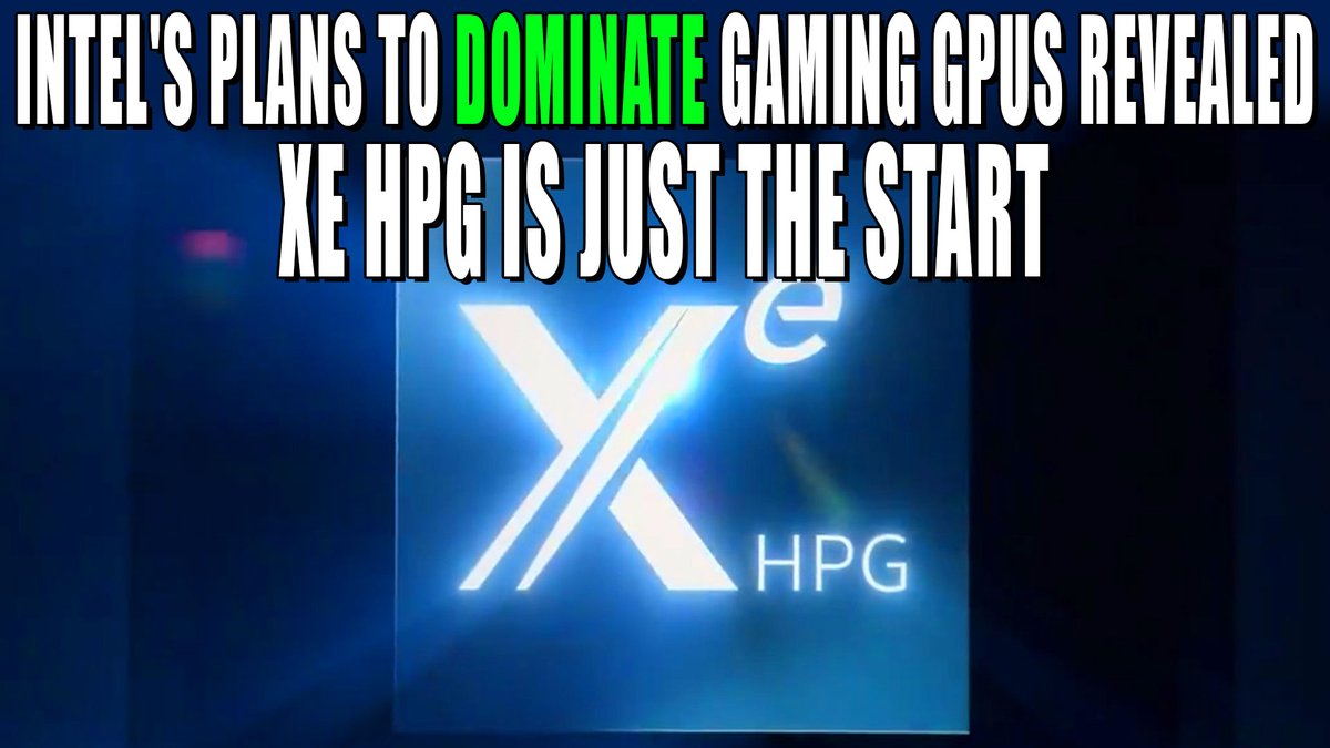 RedGamingTech's tweet photo. #Intel's Plans To Dominate #Gaming GPUs REVEALED - Xe HPG Is Just The Start | Alder Lake IPC Leaked #IntelXe #IntelHPG #AlderLake #PCGaming #Hardware
https://t.co/zSGhbkwGRi https://t.co/ze0qrWuiIS