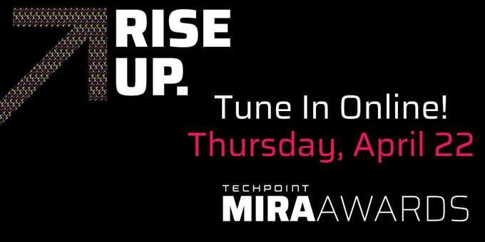Join in on the #MiraAwards fun now! Head over to techpoint.org/riseup/ to get in the spirit. We can’t wait to spend the evening with you all on April 22. #RiseUp 🏆