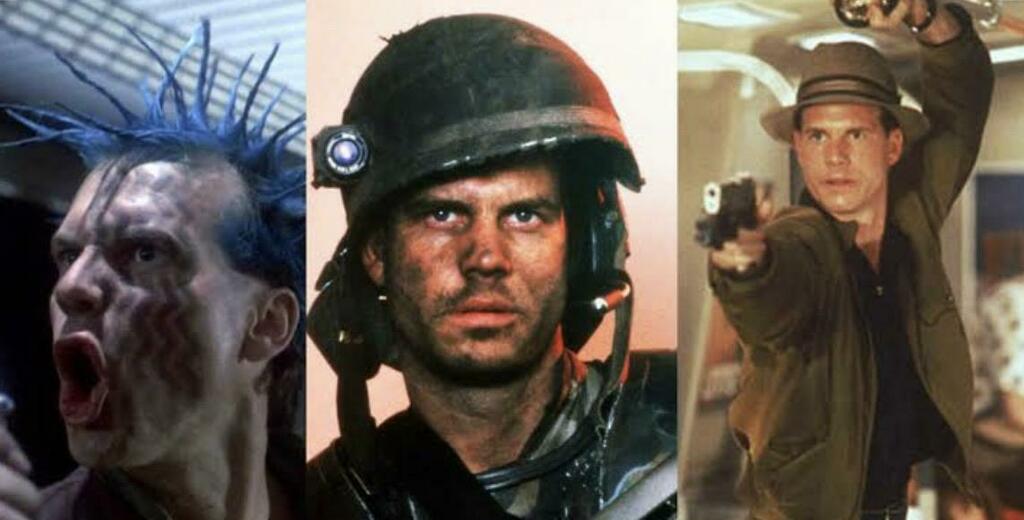 BILL PAXTON is the only person to be killed on screen by a Terminator, a Xenomorph, and a Predator.