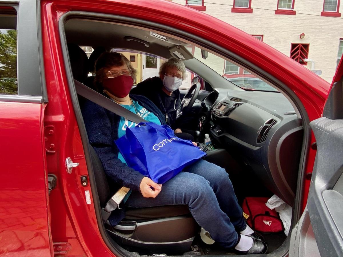 CompeerLeb's tweet image. Compeer friends Robin and Mary stopped by the office yesterday to pick up their Compeer Cares goodie bags as part of our community drop program! To check if we have goodie bags currently available, call us at (717) 272-8317.