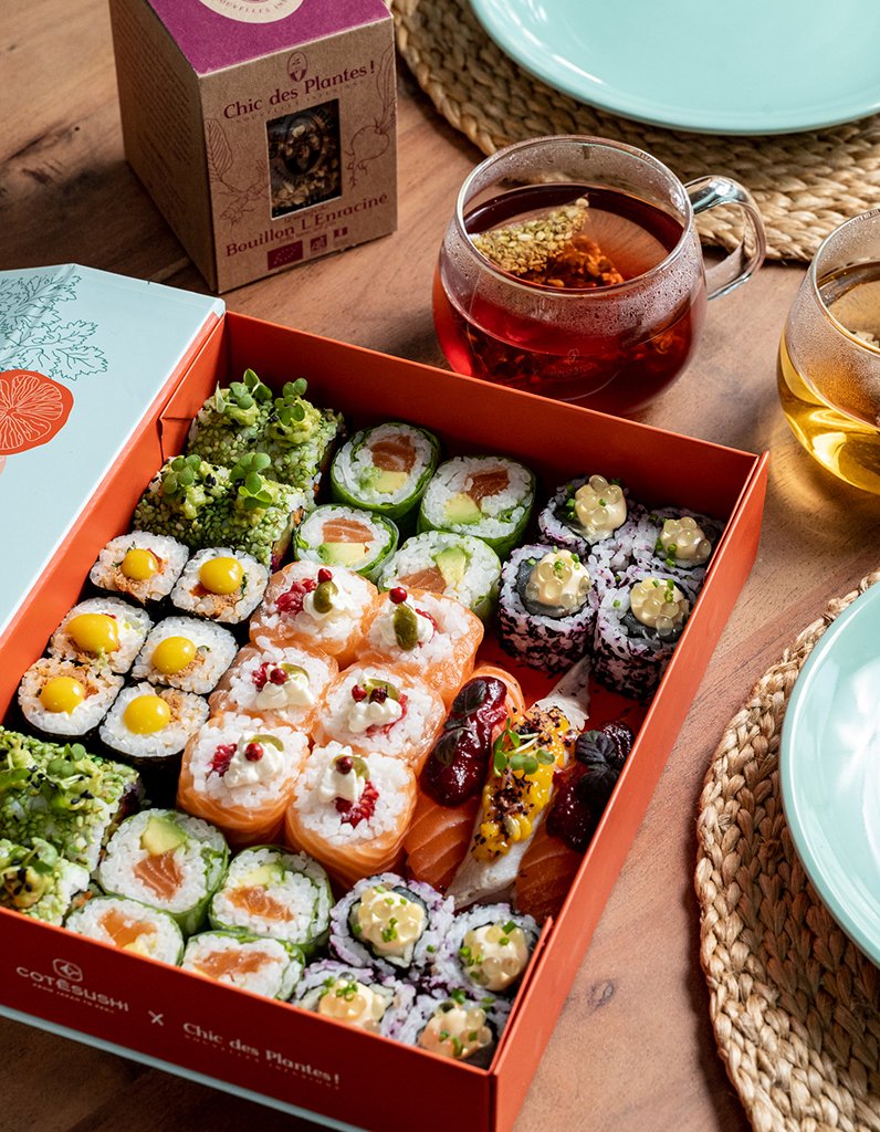 #ELLEFoodCrush : la box printanière de Côté Sushi x Chic des plantes ! dlvr.it/RxgLYd