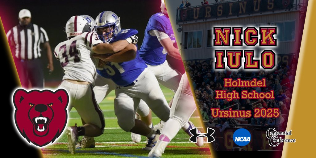 Ursinus Football on Twitter Nick Iulo of Holmdel_FB to the