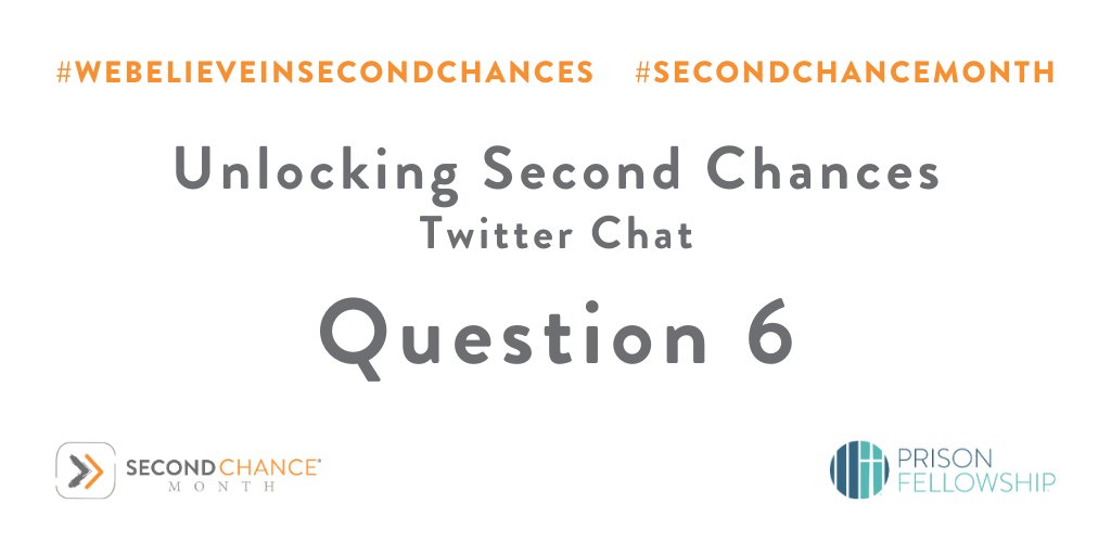JusticeReform's tweet image. Q6. Have you had the chance to walk alongside anyone during their reentry journey? What did you see or learn through that experience? #SecondChanceMonth