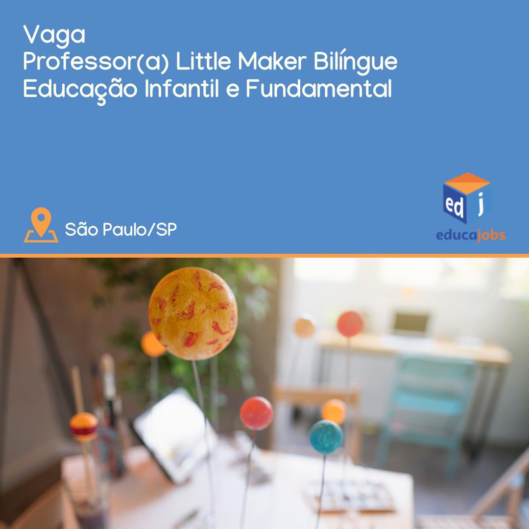 Educajobs_'s tweet photo. 🥁Alerta de #Vagas ⤵️ #Professor #LittleMaker 👉colocar o conhecimento em movimento e desenvolver competências, atitudes e valores. 📣📣

🇬🇧🇺🇸 💡🔍- Atuar na #educaçãoinfantil #ensinofundamental

Informações: 

📍https://t.co/wpszuac0xr

#SãoPaulo  #Inglês #educaçãobilíngue https://t.co/zOg7Cgpv8U