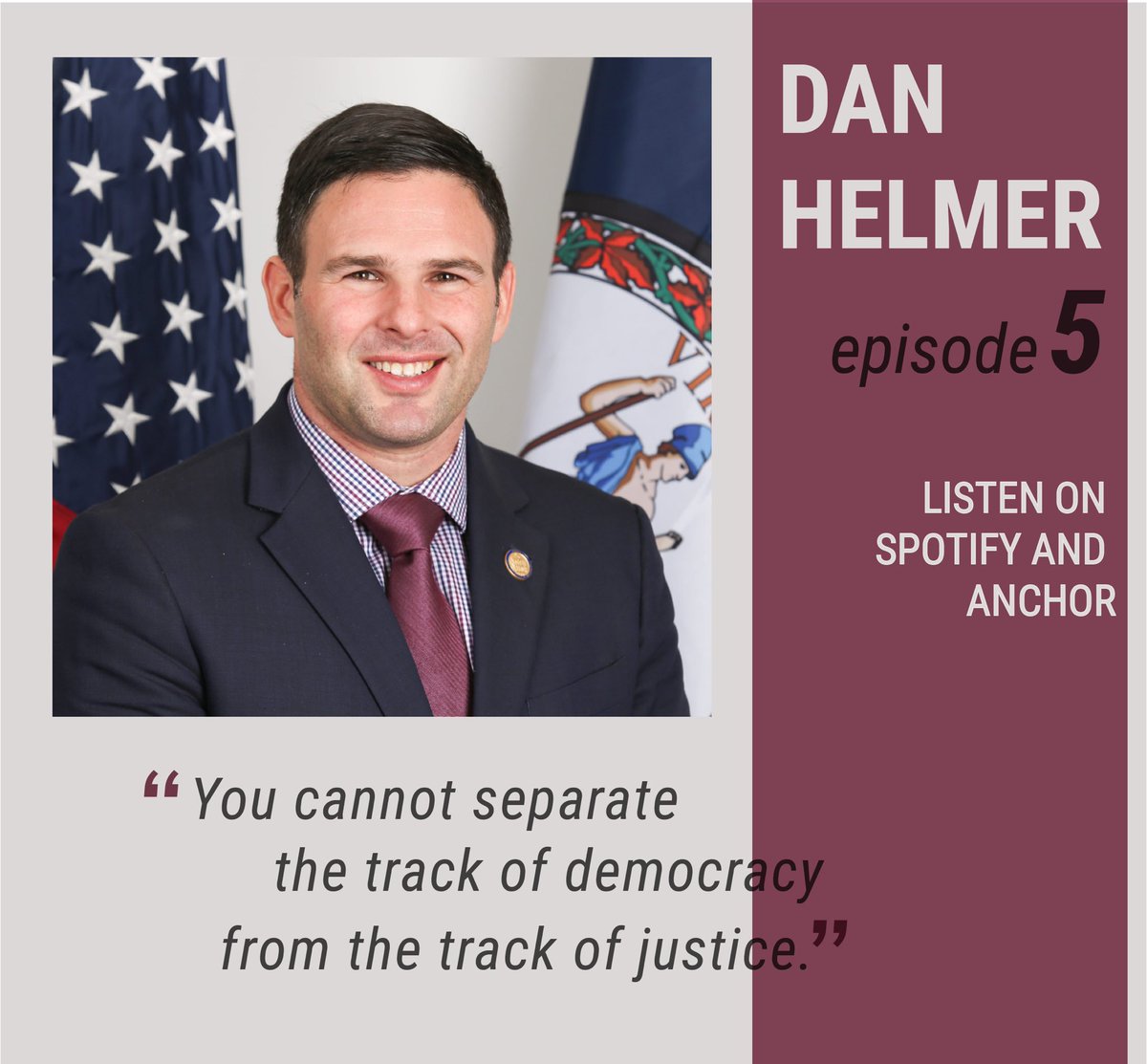 WeCanKeepItCast's tweet image. New episode out! This time we’re talking to Dan Helmer, a politician who voted in favor of Virginia’s Fair Redistricting Amendment a few years ago!
Listen on : anchor.fm/if-we-can-keep…