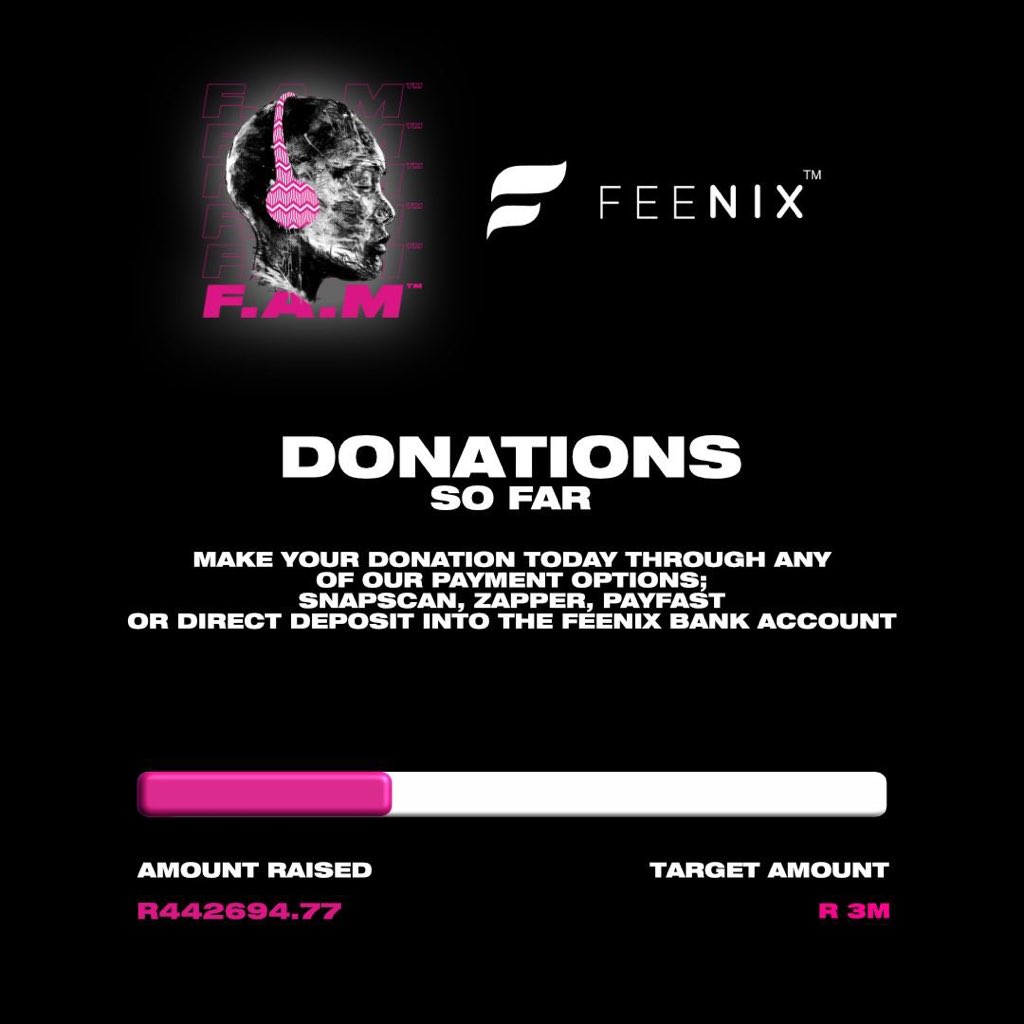 Guess what? We’ve reached almost half a million to assist students in need! We love to see people supporting this initiative by  <a href="/famacademy_/">FAM Academy</a> ✨🙌🏾

To donate, visit: 
🔗: Feenix.org

#FamTagYouIt