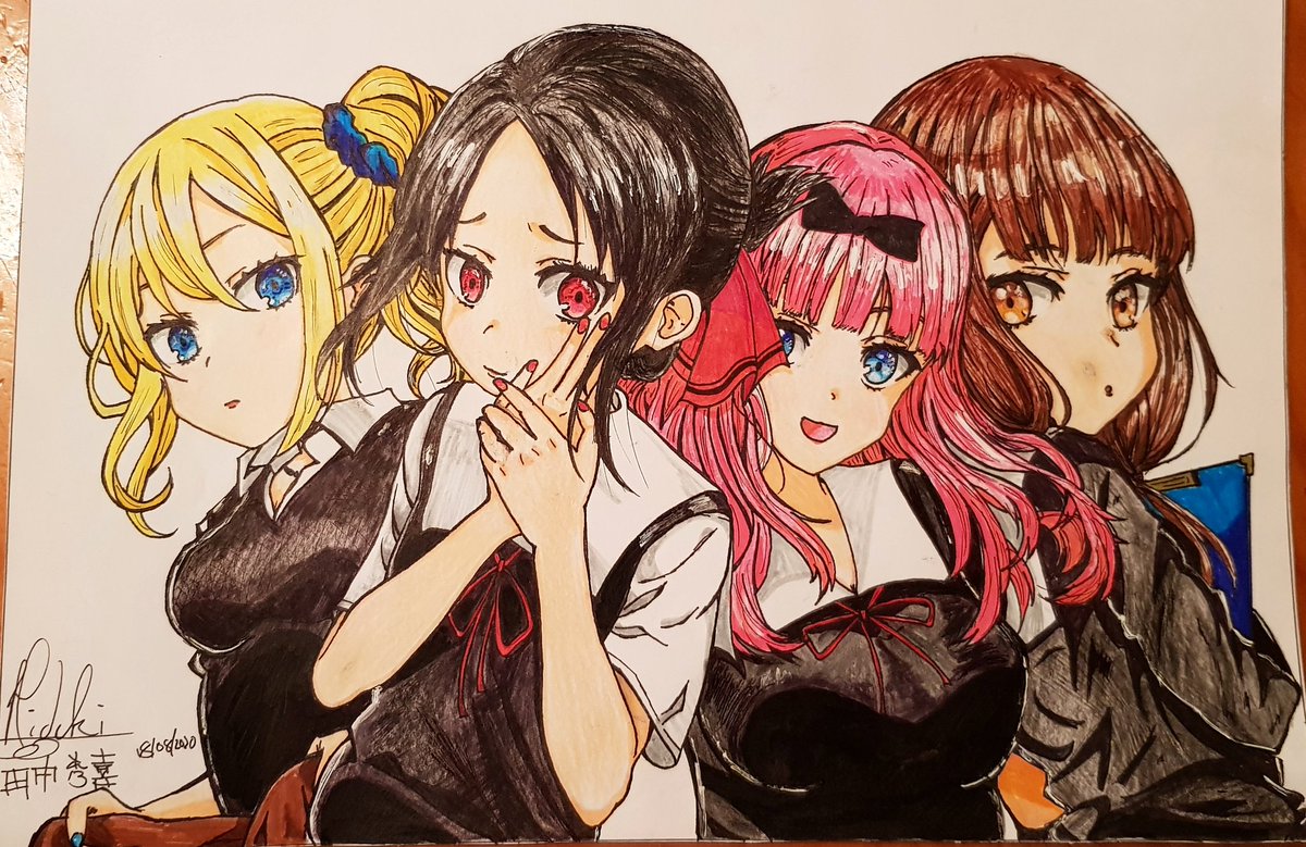 1chigucii's tweet photo. #kaguyasamaloveiswar #kaguyashinomiya #chikafujiwara #chika #hayasaka New draw fron kaguya sama love is war!https://t.co/Pv92RbHzQB https://t.co/w8yPhNN1bS