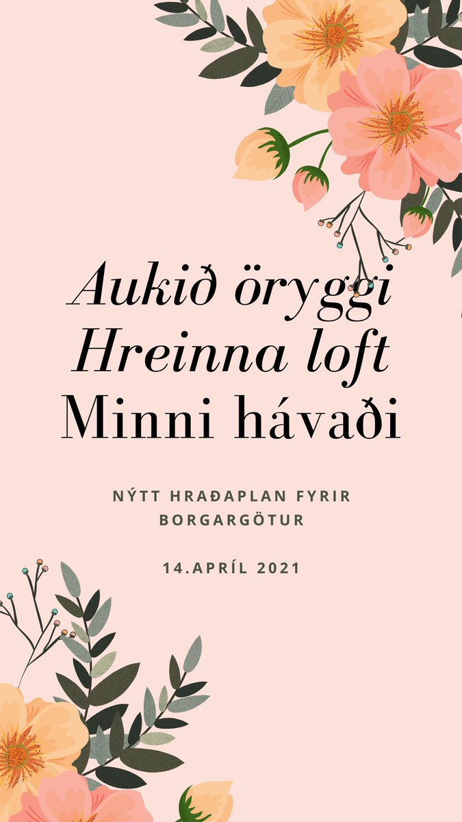 Í dag var 100.fundur Skipulags- og samgönguráðs. Í dag samþykktum við glænýja hámarkshraðaáætlun fyrir allar borgargötur. 
Það eru allar götur sem eru í eigu borgarinnar en ekki Faxaflóahafna eða Vegagerðarinnar.