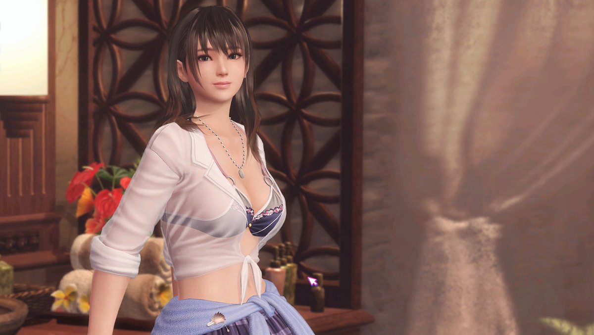 TechBlokeinRome's tweet photo. @doax_vv_staff @sashide_m Today's broadcast introduced Nanami, a simple yet elegant new Venus into the DOAXVV Universe. #VV生放送 https://t.co/XHB32JeuI7