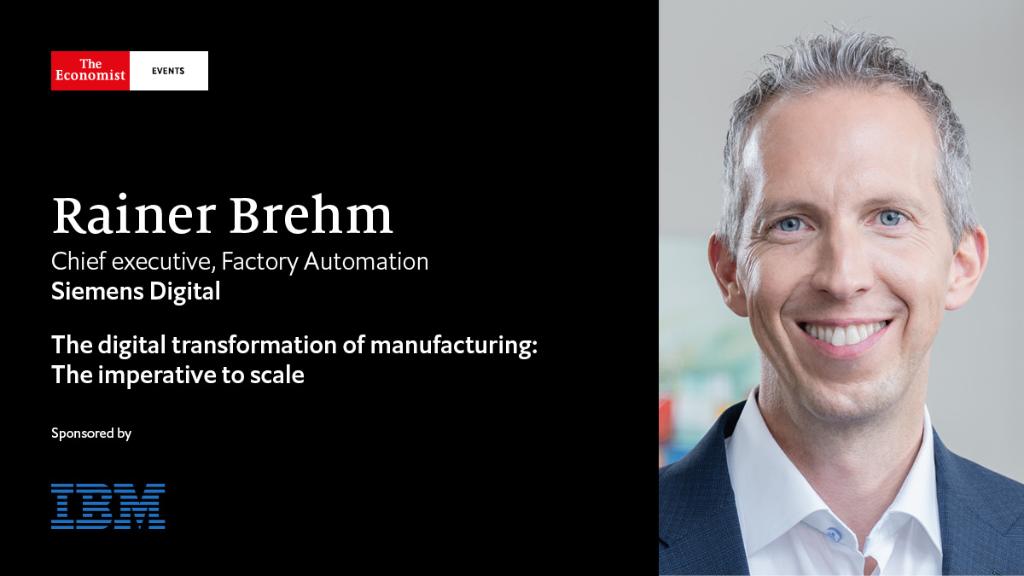 Economist Impact events (@economistevents) on Twitter photo <a href="/rainer_brehm/">Rainer Brehm</a>, chief executive, factory automation, <a href="/siemenssoftware/">Siemens Digital Industries Software</a> is joining us at 'The digital transformation of manufacturing: The imperative to scale', on April 27th at 10am EDT | 3pm BST. Register to join the discussion: bit.ly/39aNYOM #EconDigitalTransformation <a href="/rainer_brehm/">Rainer Brehm</a>, chief executive, factory automation, <a href="/siemenssoftware/">Siemens Digital Industries Software</a> is joining us at 'The digital transformation of manufacturing: The imperative to scale', on April 27th at 10am EDT | 3pm BST. Register to join the discussion: bit.ly/39aNYOM #EconDigitalTransformation