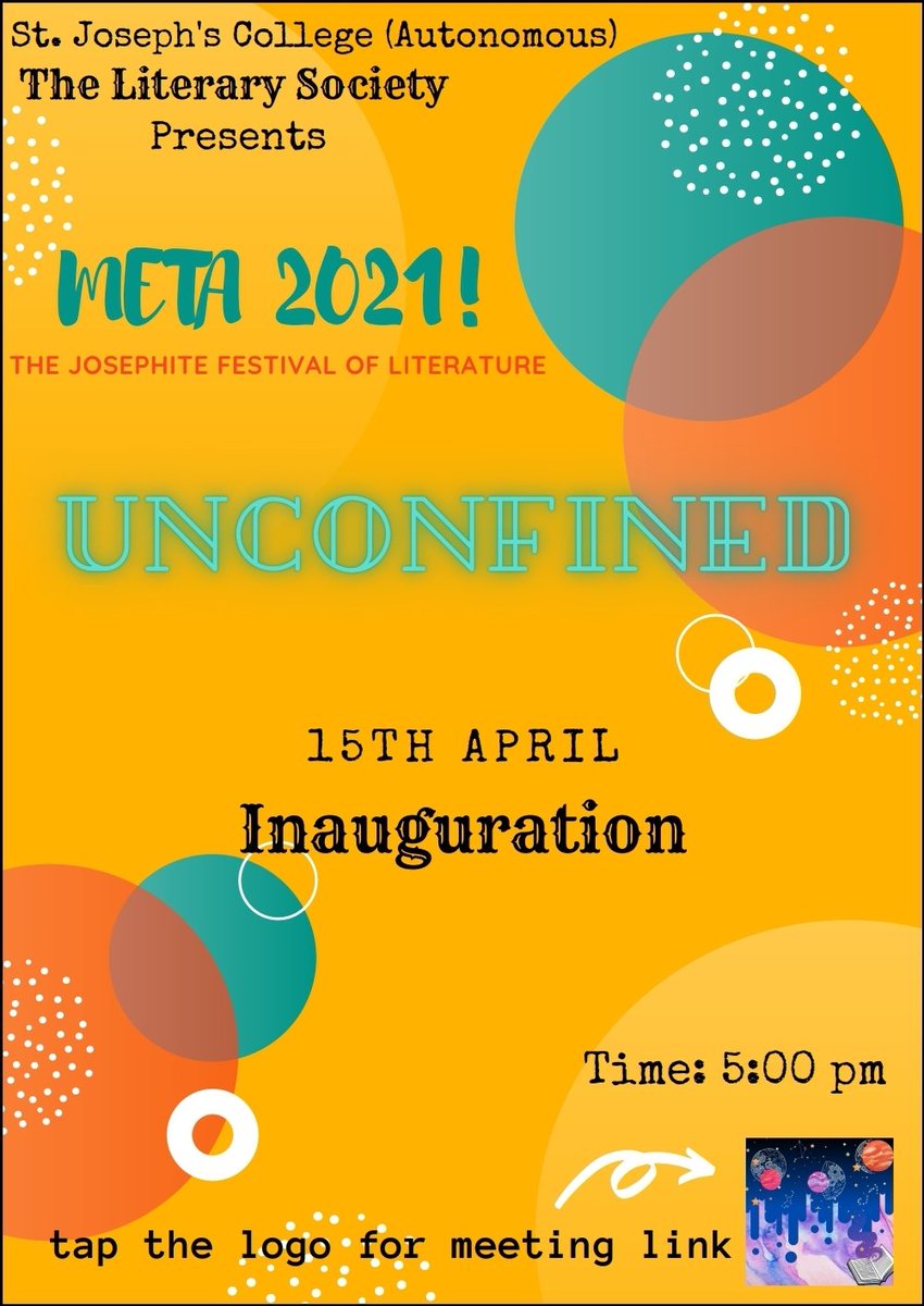 LitFestMeta's tweet photo. Inauguration is happening tomorrow!#litfestmeta https://t.co/Tj8dGRrCIh