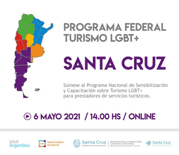🏳️‍🌈Santa Cruz integra el ciclo de capacitación del Programa Federal TurismoLGBTQ+ 
👉minpro.gob.ar/2021/04/14/san…