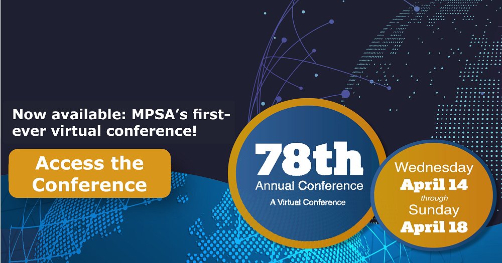 MPSA on Twitter to the first day of MPSA2021! Conference