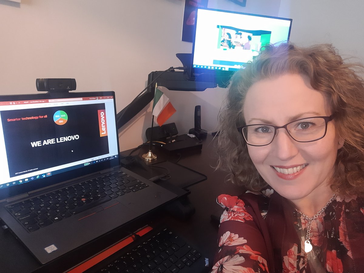 Being remote is no barrier to celebrating the #LenovoKickOff with 63,000 of my colleagues across the global #WeAreLenovo