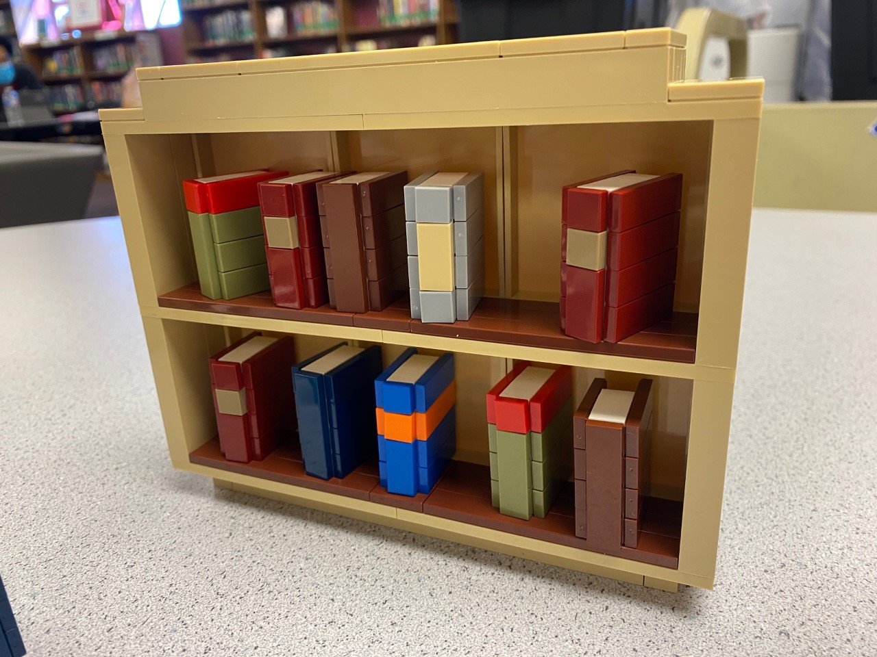 Morton Library on Twitter: "Loving my #LEGO book cart and book shelf! So cute and so #LibraryLife #books https://t.co/lR3i4u9JqZ" / Twitter