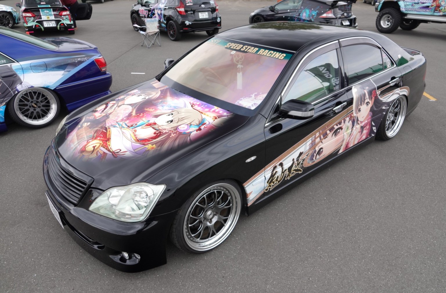 依田 裕也 あなたの車のコンセプト 田舎のドンキによくいるそこそこ弄ったヤンキー仕様セダンを痛車にしてみた仕様 T Co Lk1bamwsaq Twitter