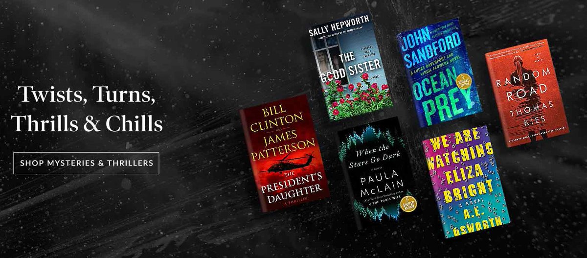 tbkies's tweet photo. Very excited that Random Road is on B&N Home Page along with some pretty heavy hitters.
#WritingCommunity #writing #barnesandnoble #billclinton #johnpatterson #johnsandford https://t.co/IlQIzyRzHW