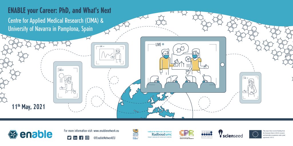 ENABLE_conf's tweet photo. We are happy to announce one of the ENABLE Satellite events, titled ¨ENABLE your Career: PhD, and What’s Next!¨🥳🎉 
For more info check here: https://t.co/zjscXy5pAb https://t.co/NK8rqk4os7