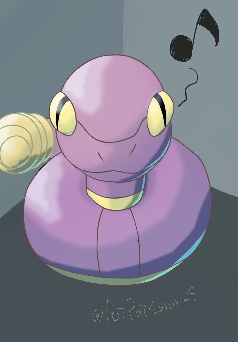 ラノスケ アーボのポケモンfit ひたすらにかわいいことが伝わってほしい あわよくば買ってほしい ポケモン版深夜の真剣お絵描き60分一本勝負