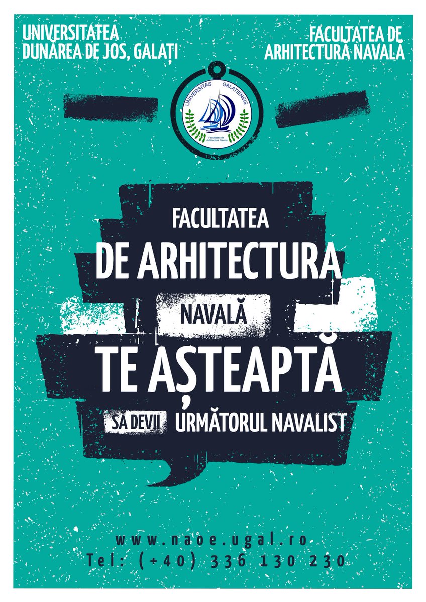 Sub atenta îndrumare a cadrelor didactice din cadrul Facultății de Arhitectură Navală, vom reuși împreună să transformăm visele în realitate și tinerii studenți de azi în inginerii de succes de mâine!
#FAN #UDJG #studentFAN #admitere #admitere2021