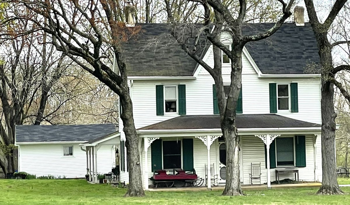 You know you’re finally out of exurban Philly when you pass a farmhouse with a one-horse open sleigh on the front porch.