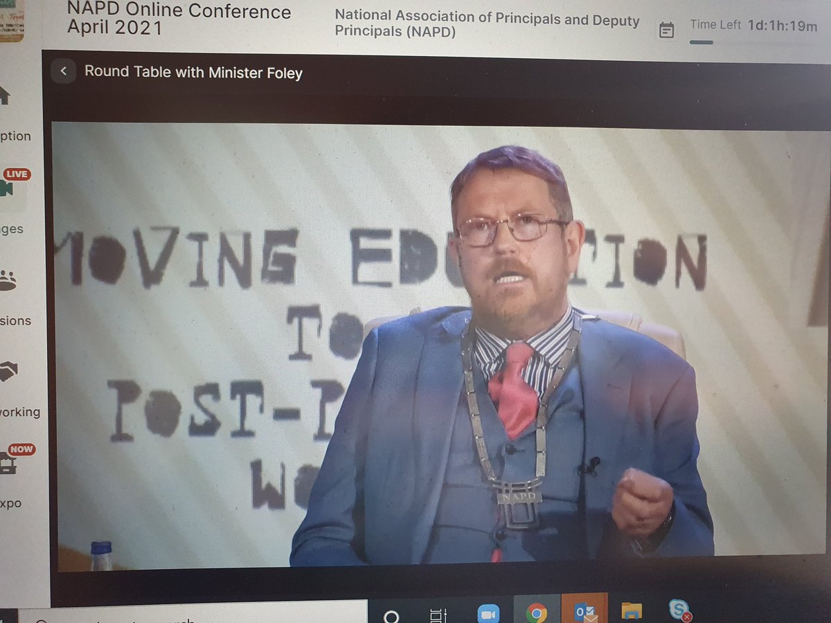 mariettk's tweet photo. @Ml_Cregan #NAPD21 acknowledges the many challenges that has faced Minister @NormaFoleyTD1 &amp; officials @Education_Ire too - the importance of working in collaborative partnership for @NAPD_IE doing our best to ensure positive outcomes for education &amp; our students &amp; schools https://t.co/TeBNjlzzM8