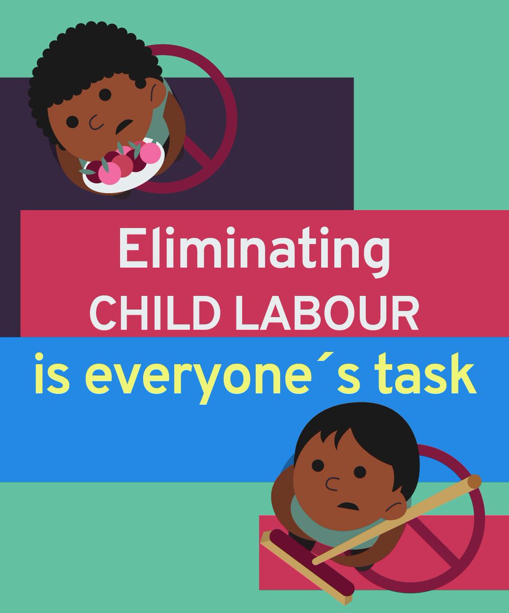10.5 million children and adolescents are in #ChildLabour in Latin America and the Caribbean 🌎

👉🏾 In the International Year for the Elimination of Child Labour,

🙋🏾‍♀️🙋🏾‍♂️ make it visible is everyone´s task
🙋🏾‍♀️🙋🏾‍♂️ taking action is everyone´s task

#WithoutChildLabour
