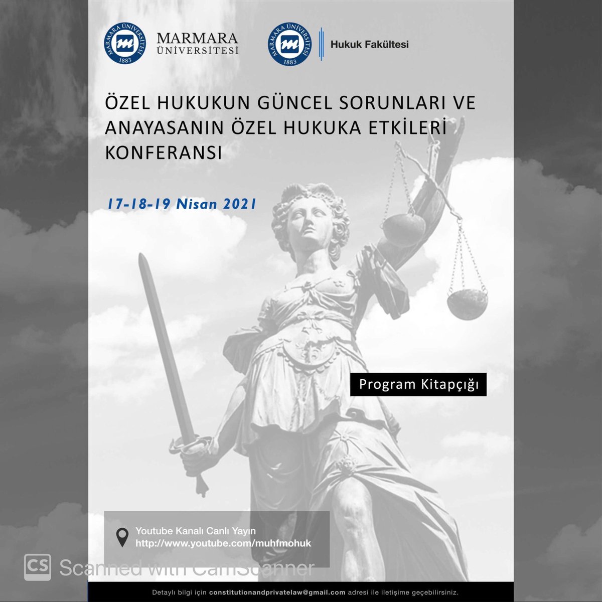 Tür: Canlı Yayın

Konu: Özel Hukukun Güncel Sorunları ve Anayasanın Özel Hukuka Etkileri

Düzenleyen: <a href="/MUHFMohuk/">MÜHF Milletlerarası Özel Hukuk ABD</a>

Tarih: 17-18-19.04.2021

Katılım: hukuktakvimin.com/etkinlikler/oz…

#hukuktakvimin #özelhukuk #güncel #anayasa #hukuk