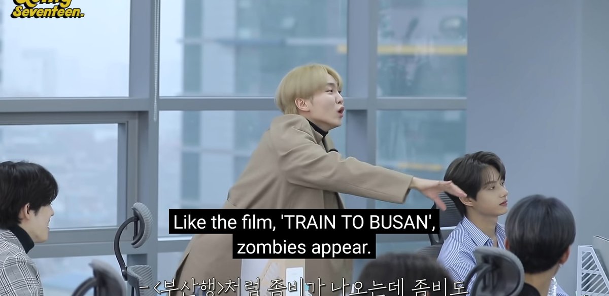 SVTraintoBusan's tweet photo. Petition for SVT to recreate Train to Busan 👀
#GOING_JEBO @pledis_17 https://t.co/r38eghP4un