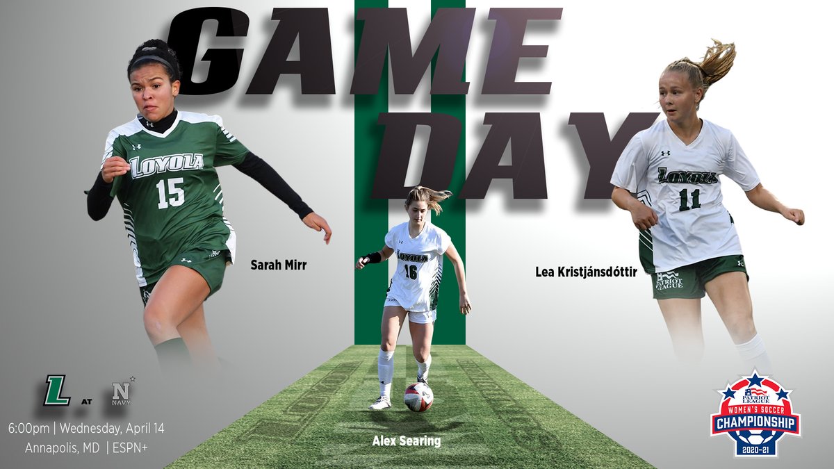 LoyolaWSOC's tweet photo. A new season starts tonight, as we're off to Navy for a @PatriotLeague semifinal at 6 pm! #GoHounds #BeADawg 

📊: https://t.co/WMgGFYDnv2
📽️(ESPN+): https://t.co/mzzznhskQ1
@Patriot_Gameday https://t.co/3xOCURm3yT