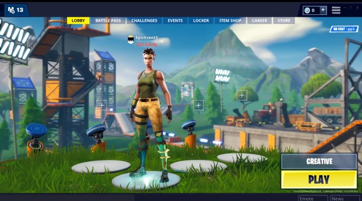 UnknownUserFN's tweet image. Remember when creative had its own lobby background?