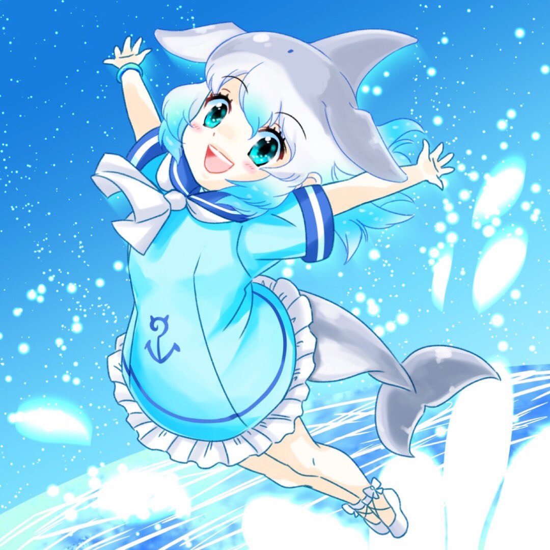 けものフレンズ イルカの日 けものフレンズ シフォン のイラスト けものフレンズ イルカの日 けものフレンズ シフォン のイラスト