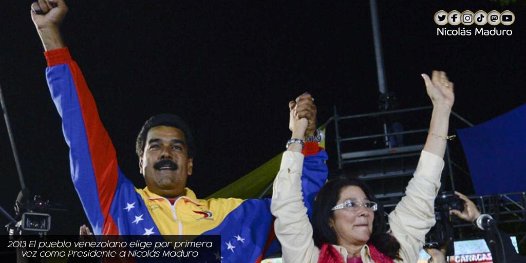 Hace 8 años fui electo como Presidente, por voluntad del pueblo soberano, para continuar con el proyecto que nos dejó el Comandante Chávez. Nos ha tocado enfrentar grandes dificultades para avanzar en el camino que asumimos por la felicidad de la Patria.