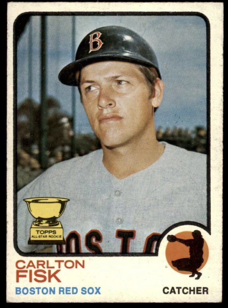 CardboardHistry's tweet photo. A great bar bet for you:
In 1972, who shared the AL lead in triples (9) w/ this #As OF? Wasn’t #MicktheQuick or little #FreddiePatek but this 6’2” 205 lbs #RedSox CATCHER!😳 He’d win #ALROY & go on to 11 All⭐️ games & #HOF (& 37 more career triples over next 21 seasons.😀) #Pudge https://t.co/OyK00d34E0