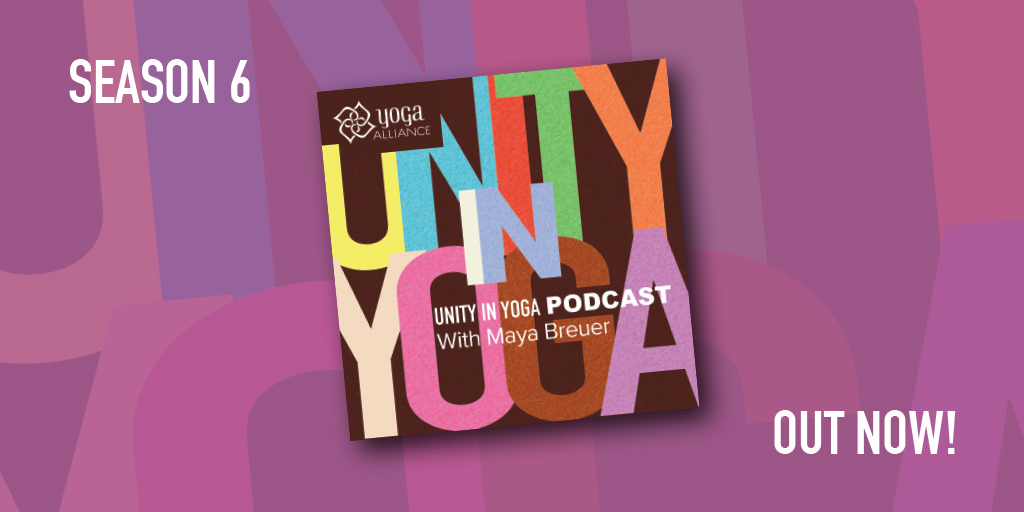 YogaAlliance's tweet photo. Season 6 of our #UnityInYoga Podcast is our now!

Spotify ✨
https://t.co/rACVZwAspm

Apple Podcast ✨
https://t.co/UFVK7PQv7R

#yogaalliance https://t.co/G8u734ZgoC