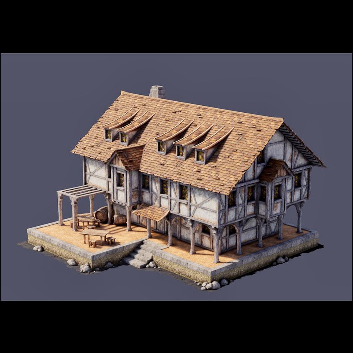 innyspa's tweet photo. Hello #PortfolioDay I’m Inna. 
I’m environment artist and I love the games! 🥰😈 https://t.co/tG4b83DrYu