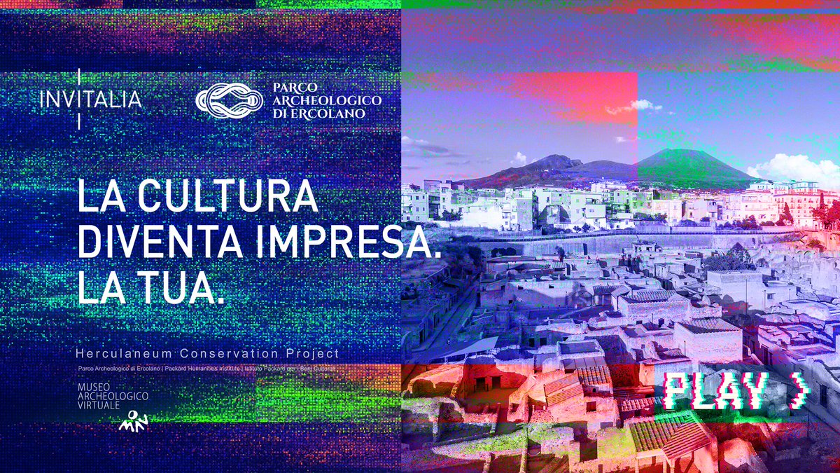 🏛️ "La cultura diventa impresa. La tua", 22/04, h. 16

#Invitalia, in collaborazione con il Parco Archeologico di #Ercolano, organizza il 3° evento della serie per illustrare gli incentivi utili per avviare un'impresa culturale nel vesuviano.

Iscriviti 👉 bit.ly/3blk6iB