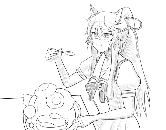 ウマ娘アプリOPのナリタブライアンとても好き 