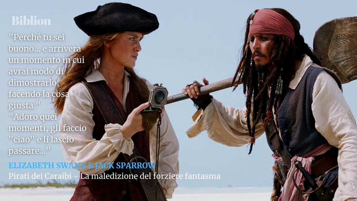 biblion #piratideicaraibi #piratesofthecaribbean #cultura #quotes #citazioni  #culture #film #movie #movies #filosofia #philosophy #cit #frasi #pirati  #pirates #jacksparrow #elizabethswann #johnnydepp #keiraknightley  #moviequotes #moviescenes #disney ..., image size:1200x675