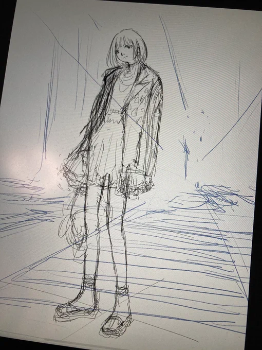 過去絵ばっかりなのでラフでも上げときます? 