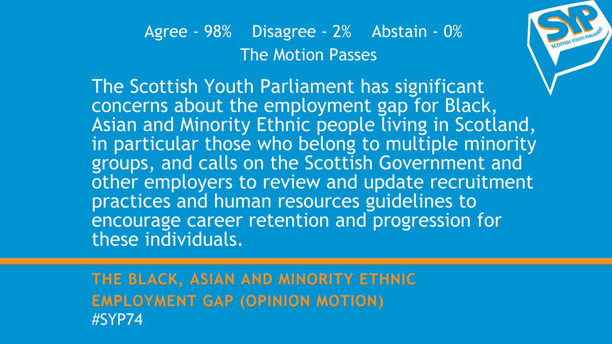 Scottish Youth Parliament tweet media