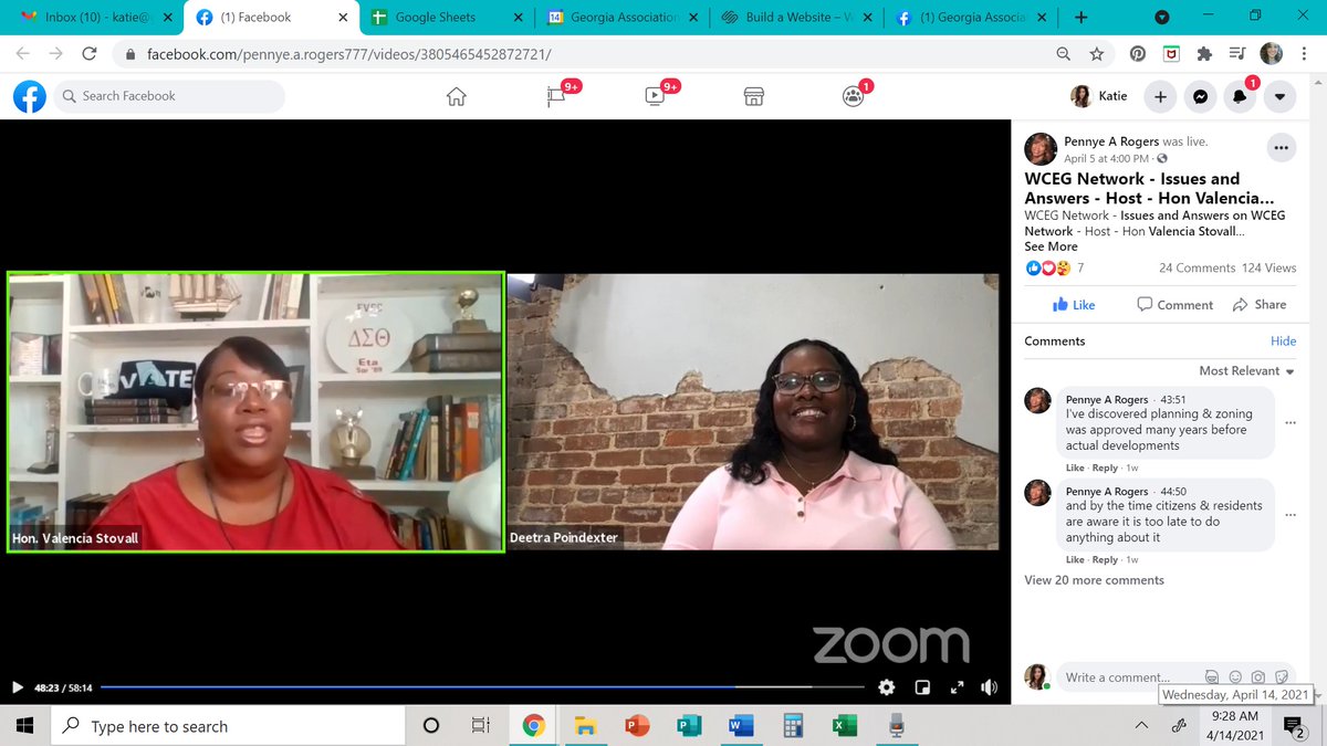 Clayton County Conservation District Supervisor Deetra Poindexter recently had the opportunity to discuss the importance of conservation with former State Representative <a href="/ValenciaStovall/">Valencia Stovall</a>. We appreciate the partnership of our State Leaders!