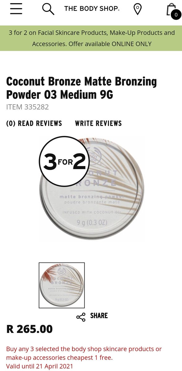 VLunika's tweet photo. @TheBodyShopSA @Uncapped12 Coconut Bronze Matte Bronzing Powder #SelfLoveUprising
#SelfLoveRoutine
#TheBodyShopSA
@BackStageCiki https://t.co/yyHMPzzFEj